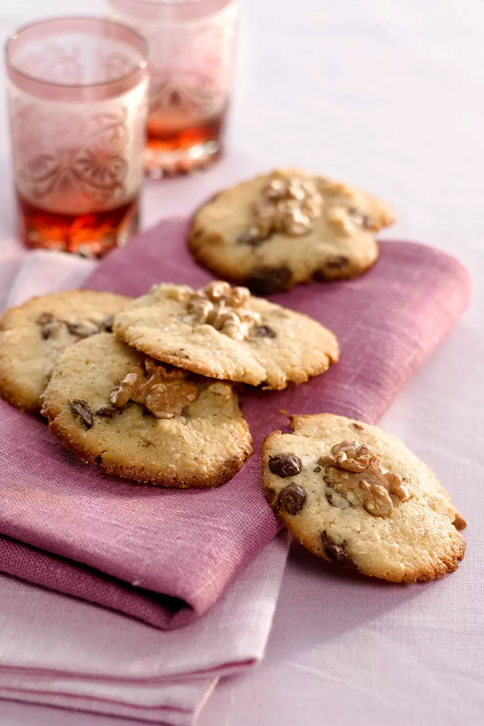 Desayuno saludable cookies de nueces