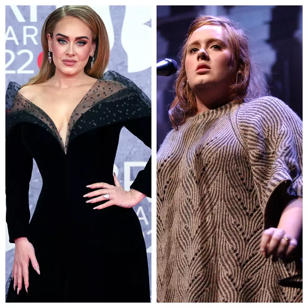 Antes y después famosos Adele