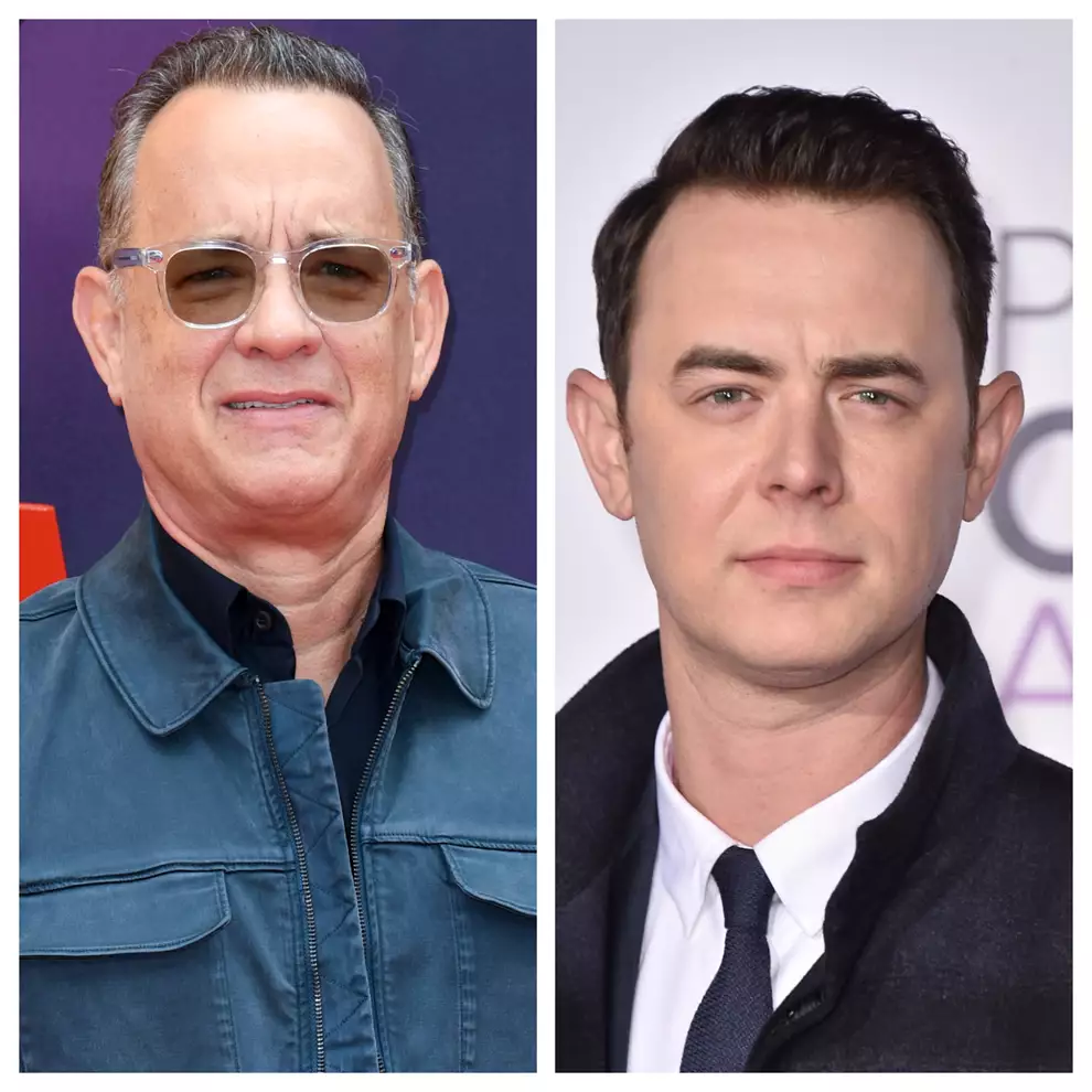 Parecidos hijos famosos Colin y Tom Hanks