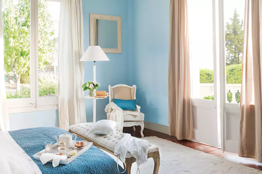 Los 10 colores más relajantes para pintar un dormitorio
