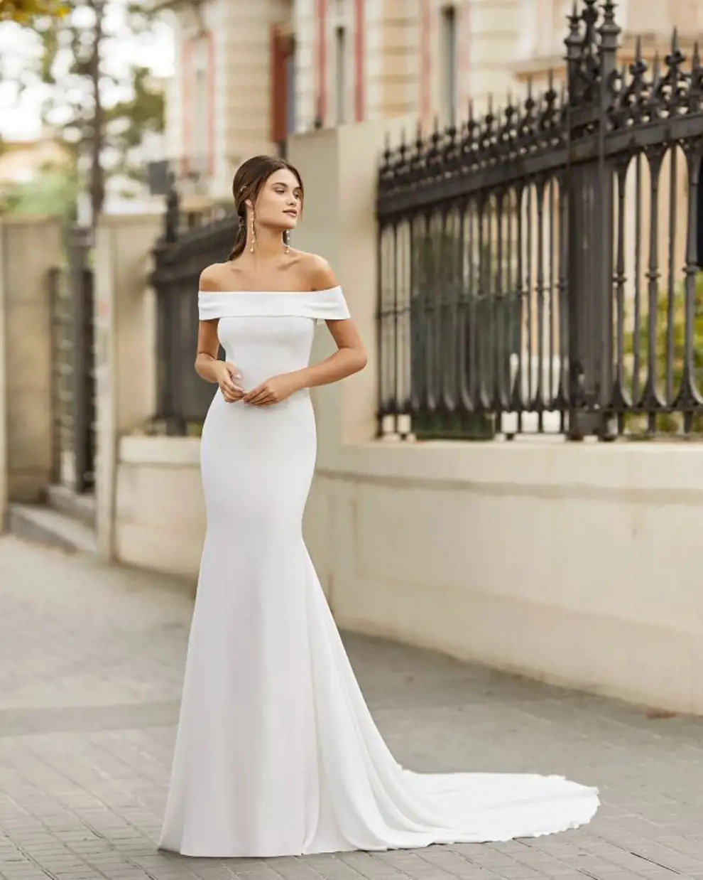 vestidos de novia sencillos y elegante